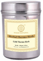 Khadi Natural Gold Thermo Herb Face Pack | Grocsy