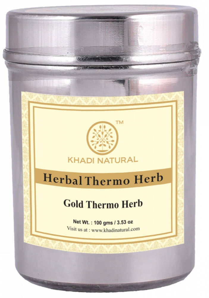 Khadi Natural Gold Thermo Herb Face Pack | Grocsy
