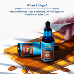 Blue Nectar Nabhi Oil With Pure Ghee & Almond Oil | Grocsy