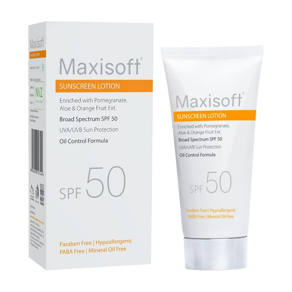 Maxisoft Sunscreen Lotion SPF 50 | Grocsy