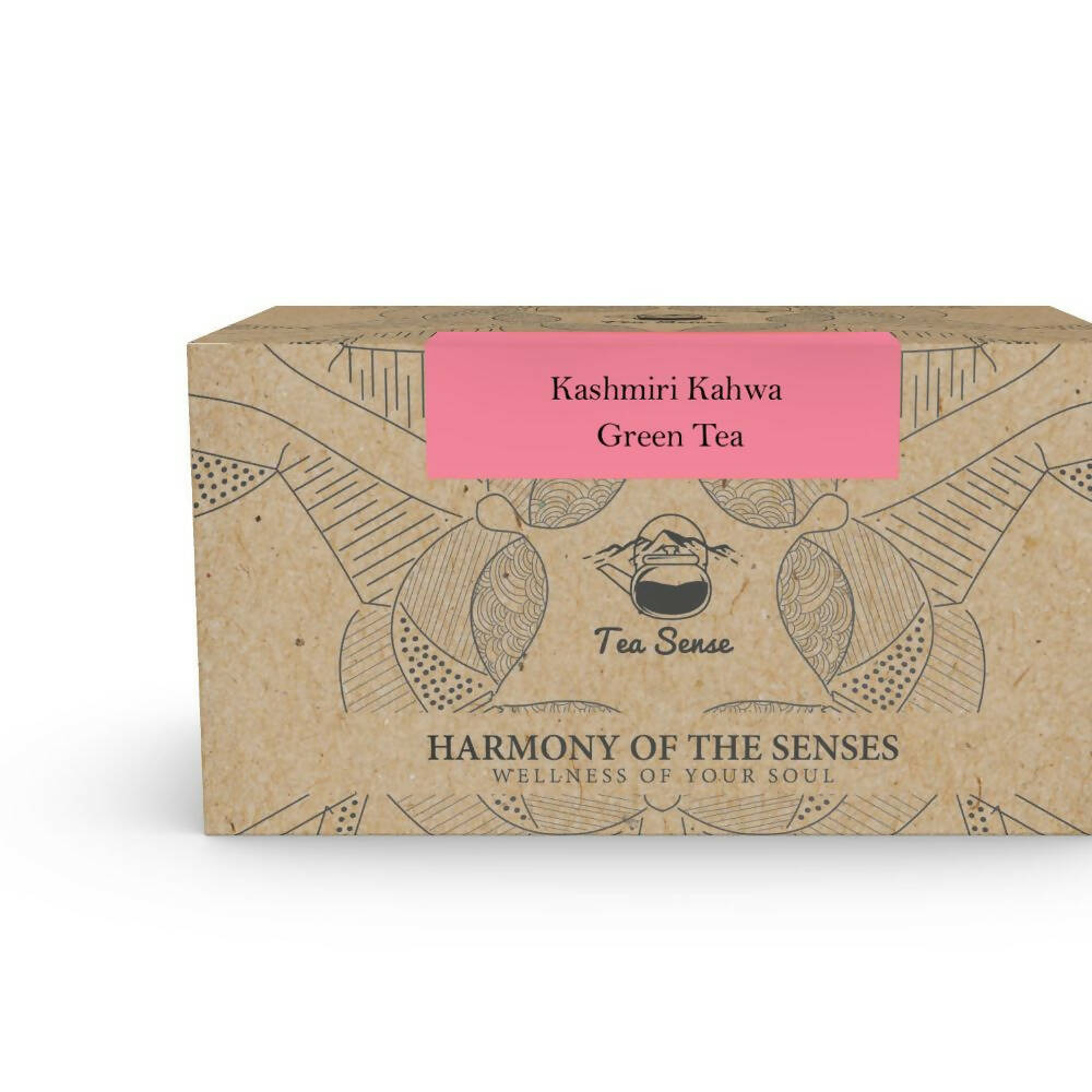 Tea Sense Kashmiri Kahwa Detox Green Tea Bags Box | Grocsy
