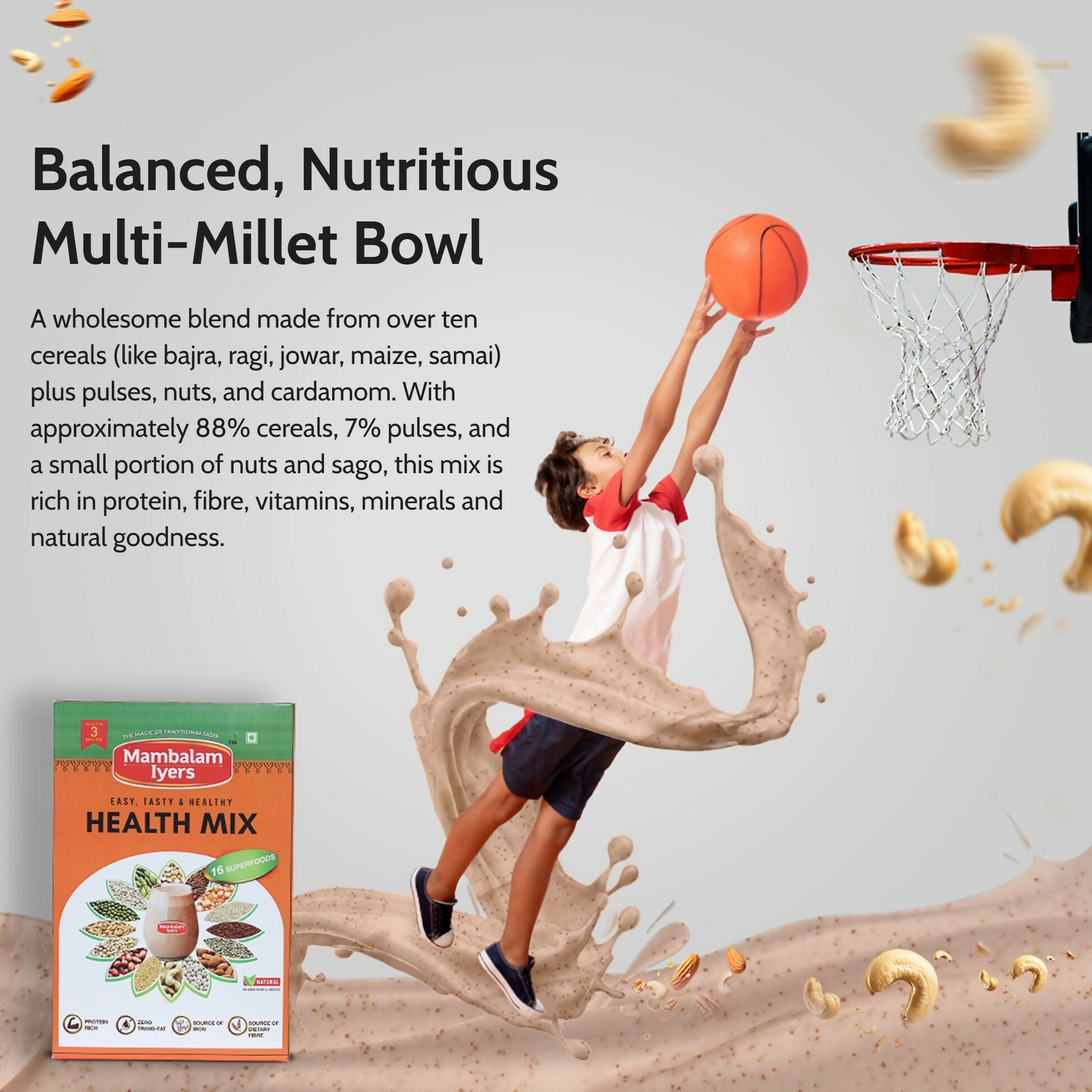 Mambalam Iyers Multi Millet Health Mix | Grocsy