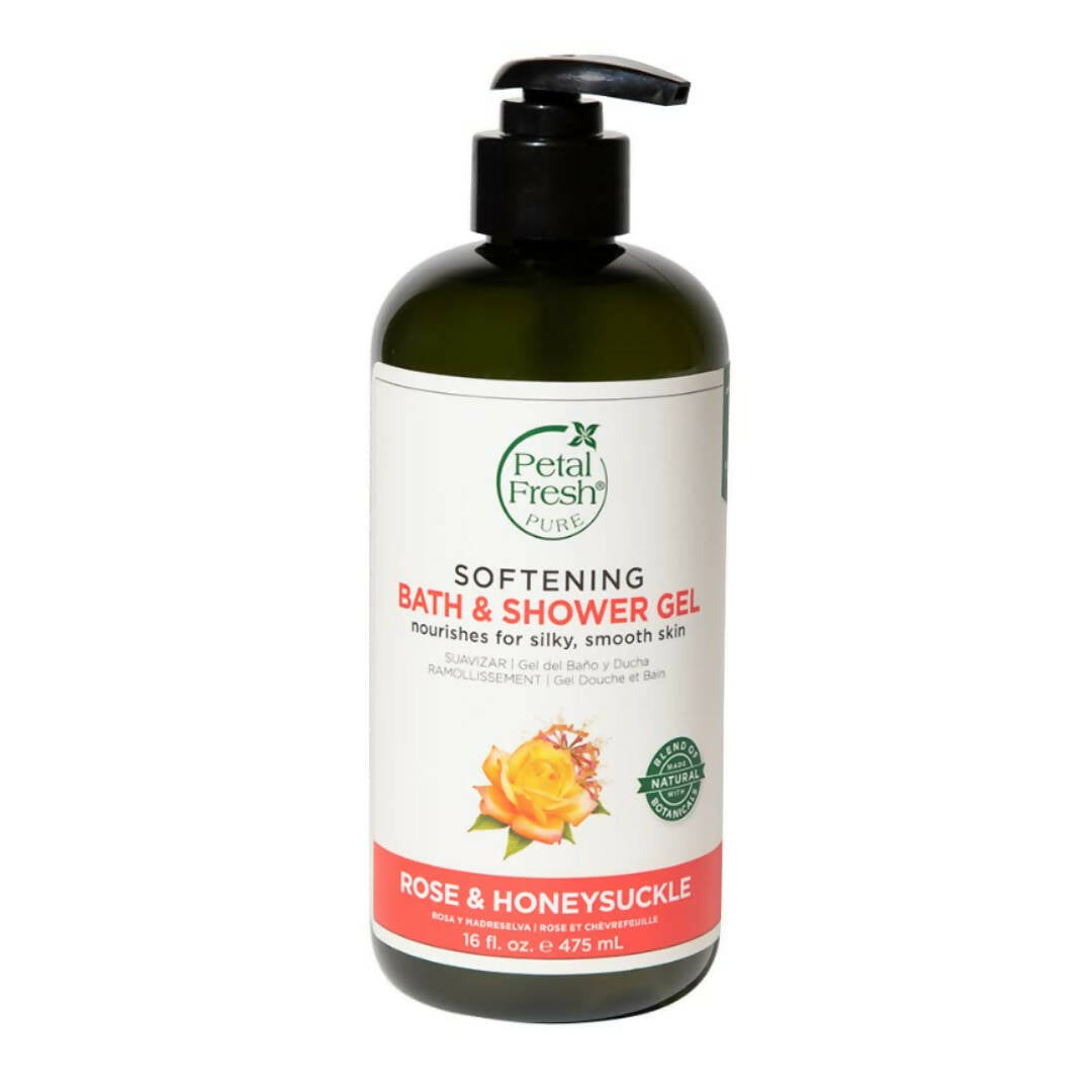 Petal Fresh Pure Softening Rose & Honeysuckle Bath & Shower Gel | Grocsy