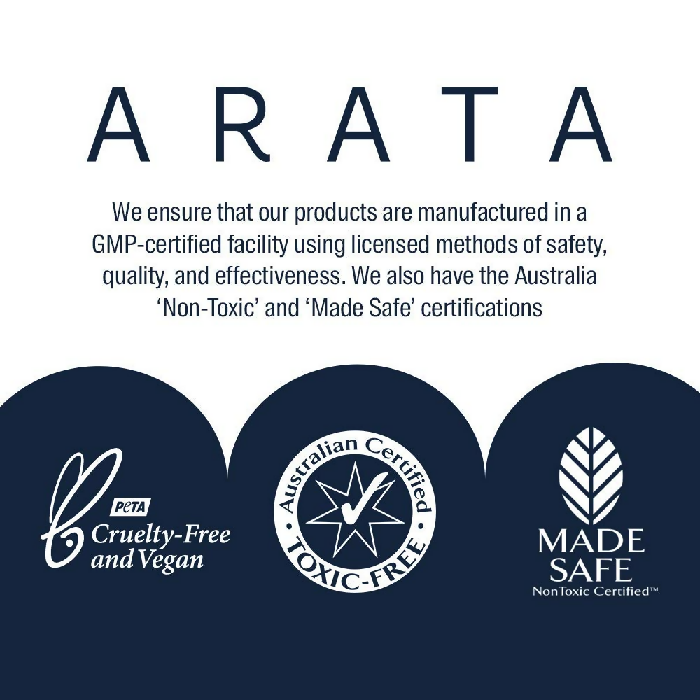 Arata Natural Oil Control Shower Power Set For Women & Men | Grocsy