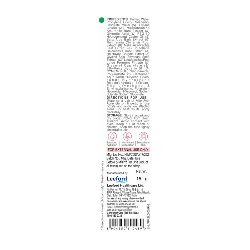 Alite Anti Acne Gel | Grocsy
