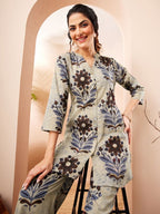 Janasya Multi Straight Cotton Co-Ords | Grocsy
