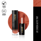 Lakme Xtraordin-Airy One-And-Done Lip, Eye & Cheek Tint - Apricot Crush | Grocsy