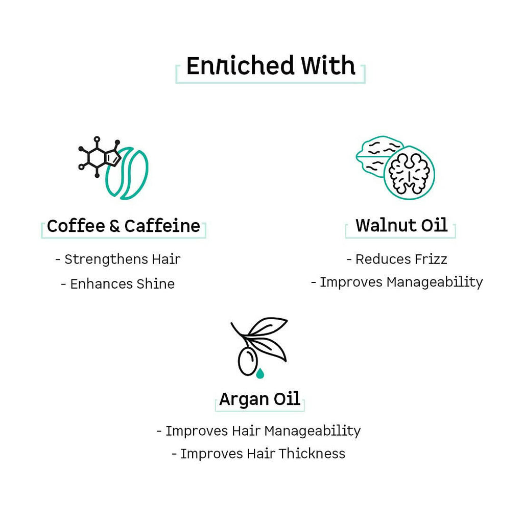 mCaffeine Naked & Raw Coffee Hair Serum | Grocsy