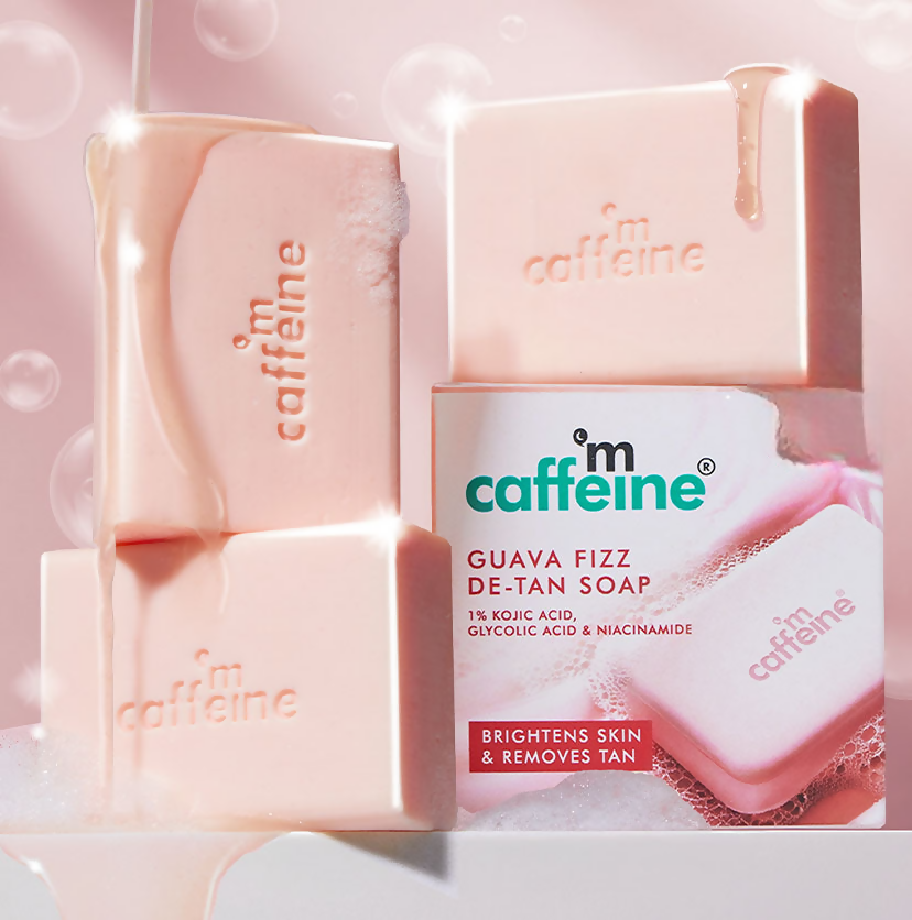 mCaffeine Guava Fizz De-Tan Soap | Grocsy