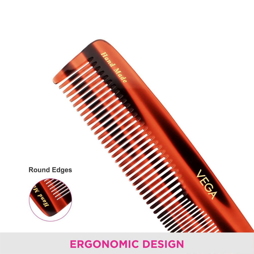 Vega Handcrafted Graduated Dressing Comb - HMC-42D | Grocsy