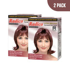 Radico Natural Herbal Based Permanent Hair Color - Burgundy | Grocsy