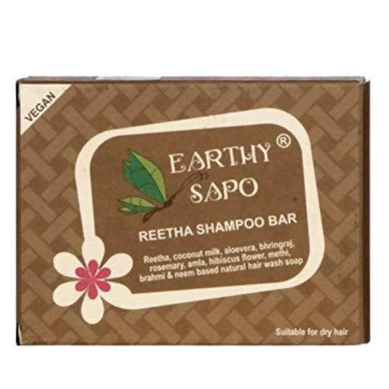 Earthy Sapo Reetha Shampoo Bar | Grocsy