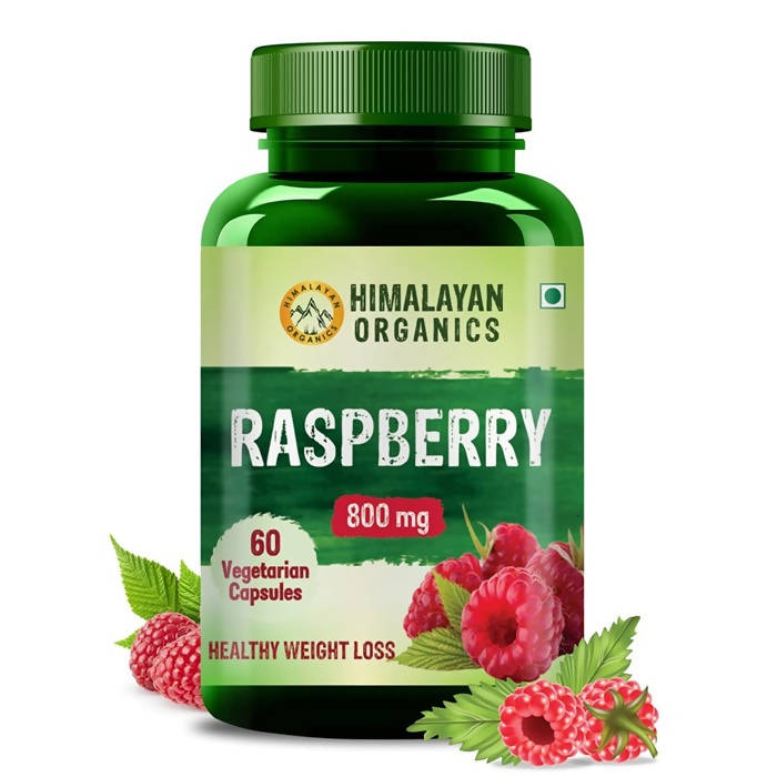 Himalayan Organics Raspberry 800 mg Vegetarian Capsules | Grocsy
