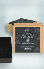 Nat Habit Cold Processed Detox Charcoal Soap | Grocsy