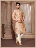Joban Fashion Multicolor Art Silk Digital Print Kurta Pyjama | Grocsy