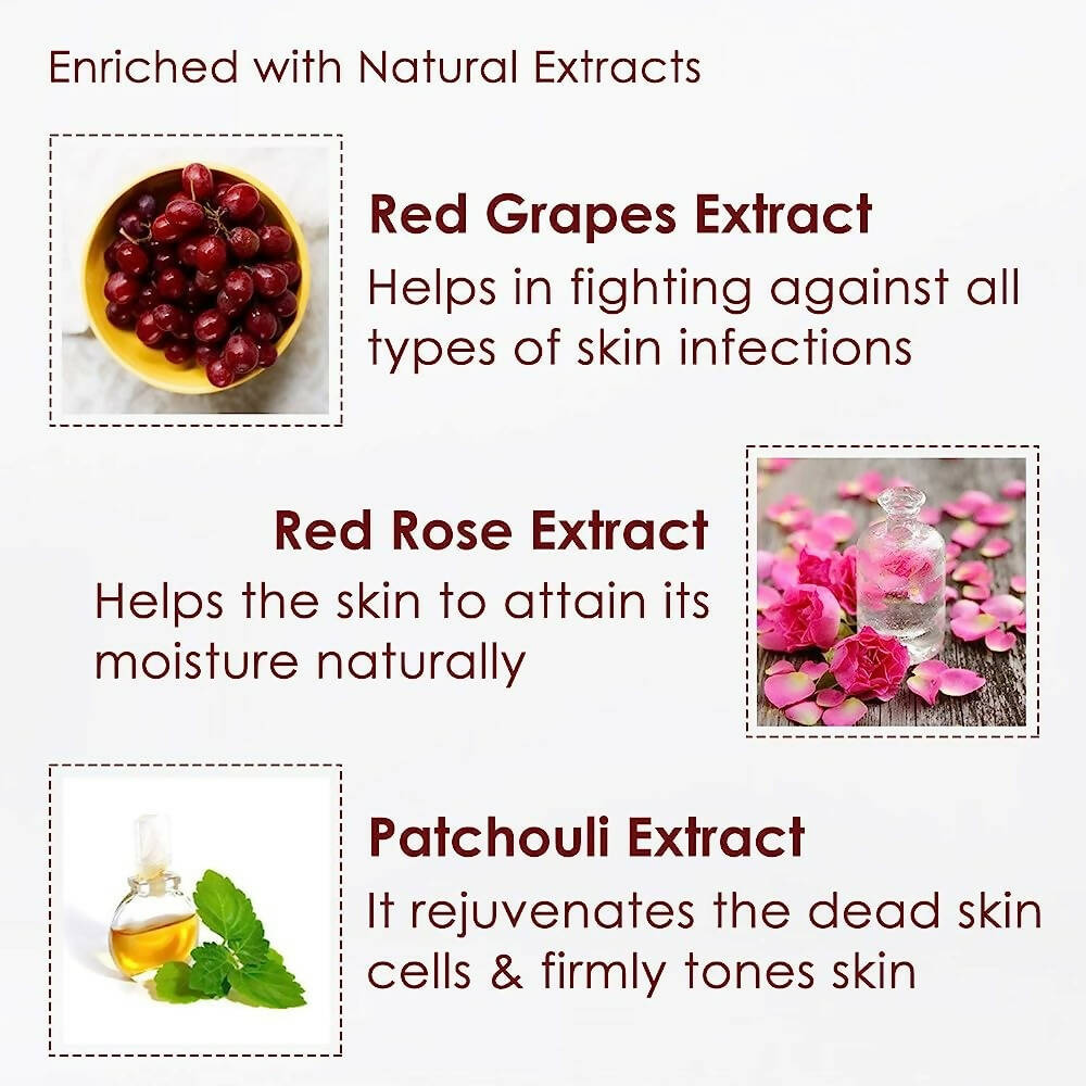 NutriGlow Wine Facial Kit | Grocsy