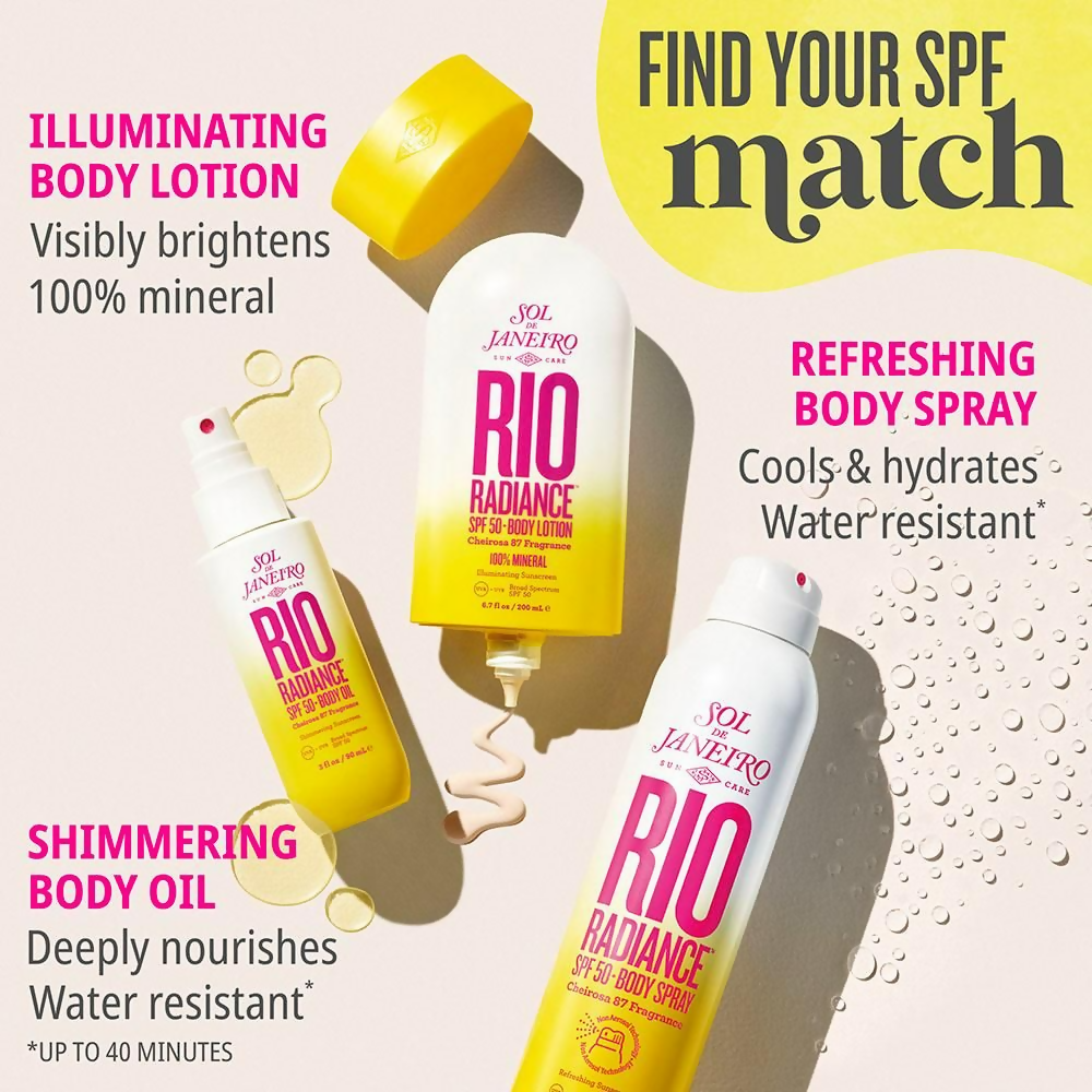 Sol de Janeiro Rio Radiance SPF 50 Body Lotion illuminating Sunscreen, UVA/UVB Broad Spectrum SPF 50 | Grocsy