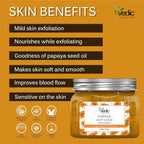Vedic Naturals Papaya Body Scrub | Grocsy