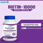 Healthvit Biotino-10000 Tablets | Grocsy
