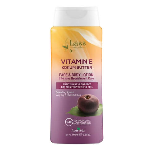 Lass Naturals Vitamin E Kokum butter Face & Body Lotion | Grocsy