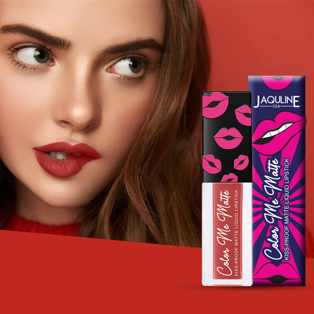 Jaquline USA Color Me Matte Liquid Lipstick - Plum | Grocsy