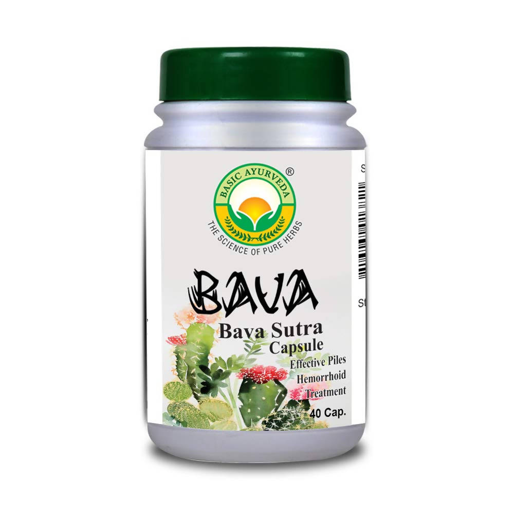 Basic Ayurveda Bava Sutra Capsules | Grocsy
