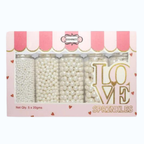 Confect White Princess Disco Balls Assorted Sprinkles ( DB-13 ) | Grocsy