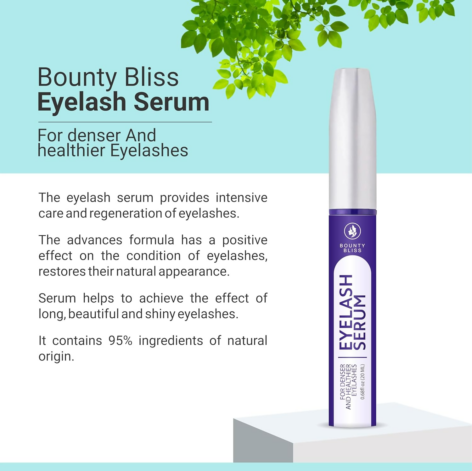 Bounty Bliss Eyelash Serum For Thicker & Fuller Brows & Lashes | Grocsy