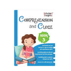 Scholars Insights Comprehension and Cloze Grade 3|English Vocabulary, Grammar Skill Book 3| Ages 8-9 Years | Grocsy