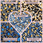Confect Black, Blue & White | (03) Father's Day Sprinkles | Grocsy
