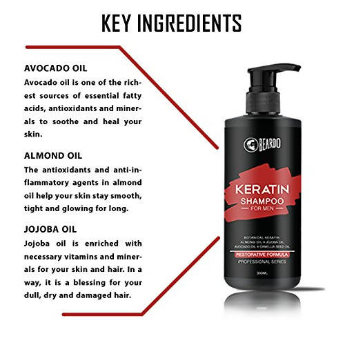 Beardo Keratin Shampoo for Men | Grocsy