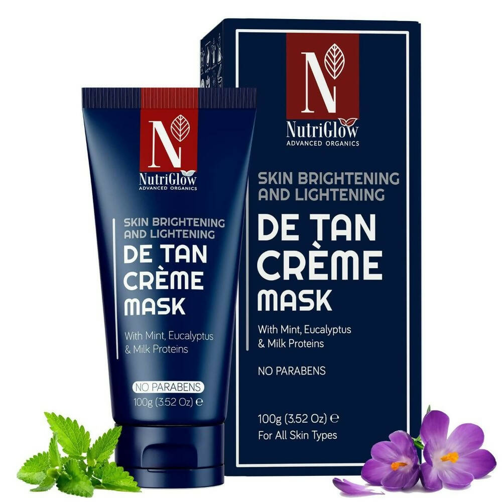 NutriGlow Advanced Organics De Tan Cream Mask | Grocsy