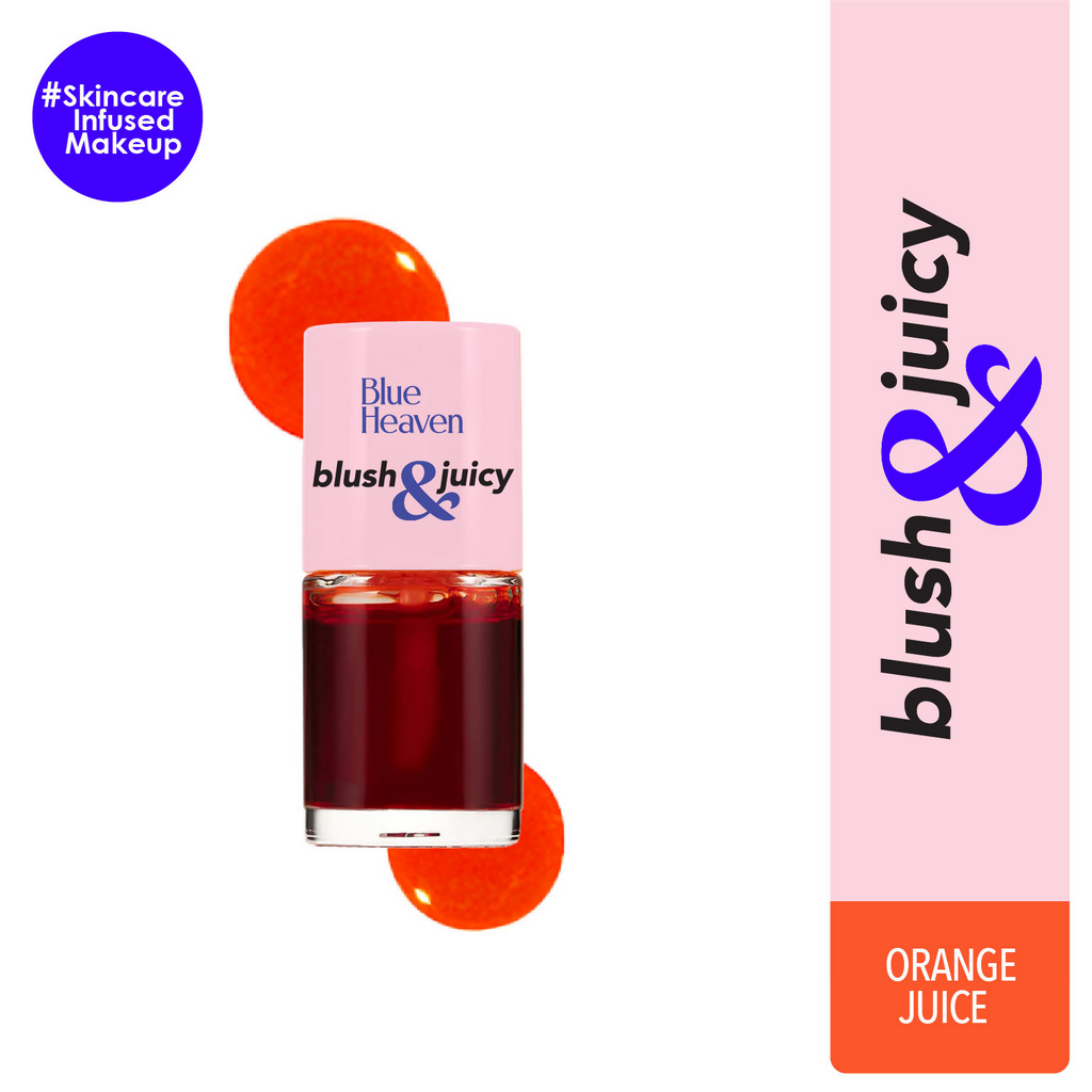 Blue Heaven Blush & Juicy Lip Tint - Orange Juice | Grocsy