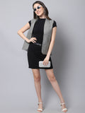 Even Apparels Grey Pure Wool Open Front Women's Waistcoat | Grocsy
