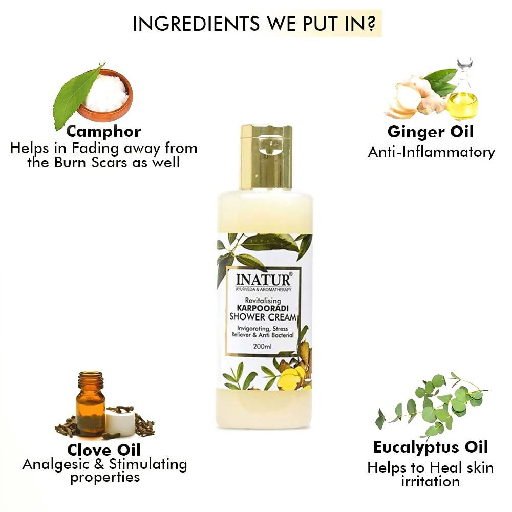 Inatur Karpooradi Shower Cream | Grocsy