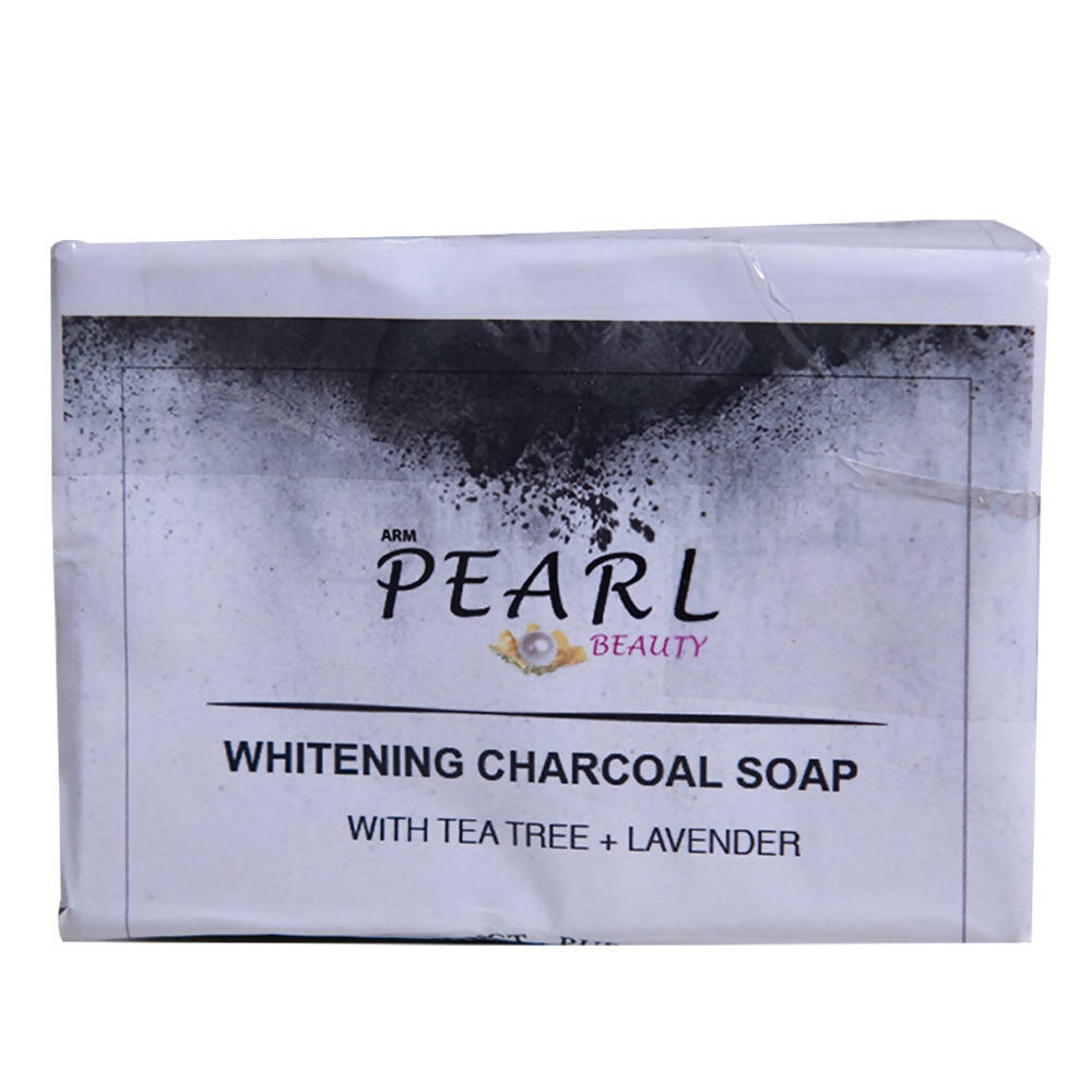 ARM Pearl Beauty Beauty Whitening Soap with Charcoal With Tea Tree + Lavender | Grocsy