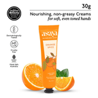 Asaya Orange Hand Cream Softens Dry, Rough Hands For Men & Women | Grocsy