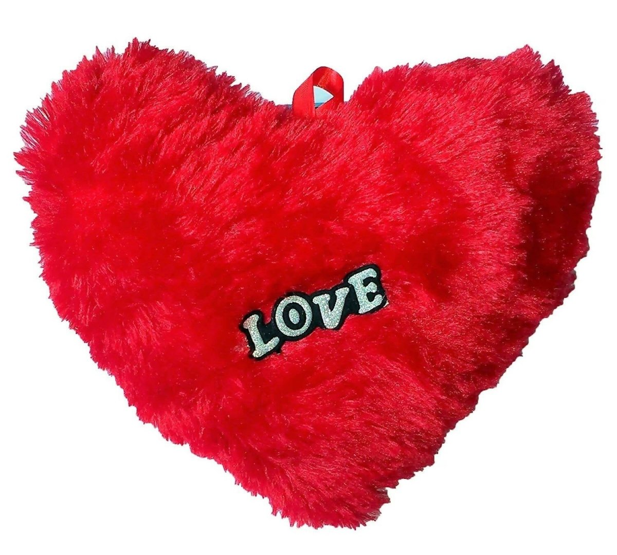 Anupam Enterprises Plush Heart Shaped Soft Stuffed Love Throw Cushion Pillows Red Color | Grocsy