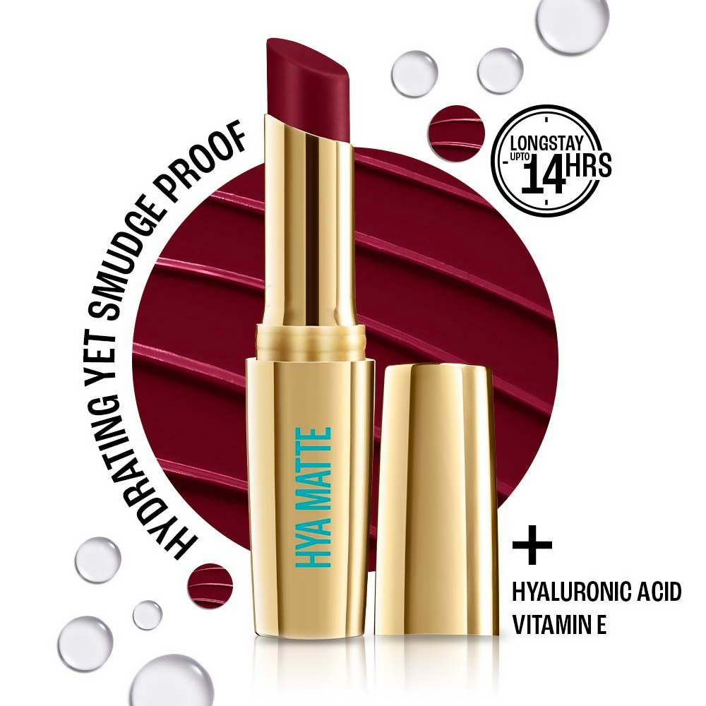 Lakme 9to5 Hya Matte Lipstick - Sangria Sunday | Grocsy