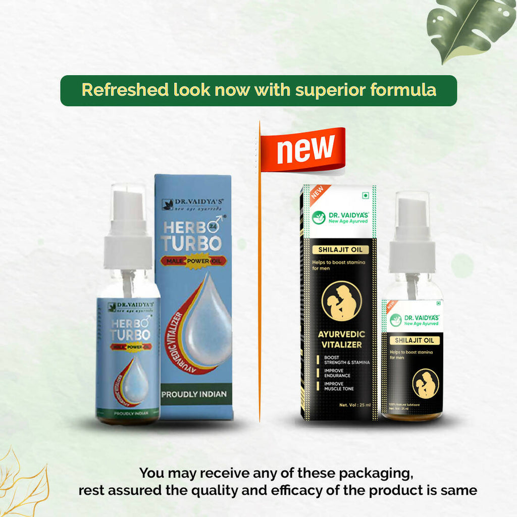Dr. Vaidya's SJ Oil for Men: Enhance Power & Stamina With the Natural Oil | Grocsy