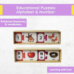 Matoyi Educational Puzzles Kit (Alphabets & Numbers) | Grocsy