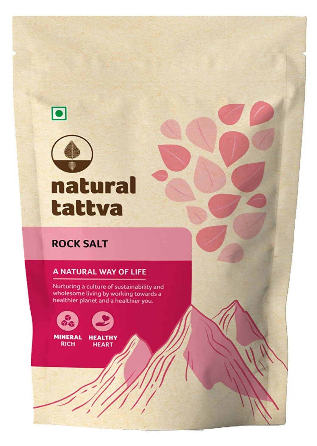 Organic Tattva Natural Rock Salt | Grocsy