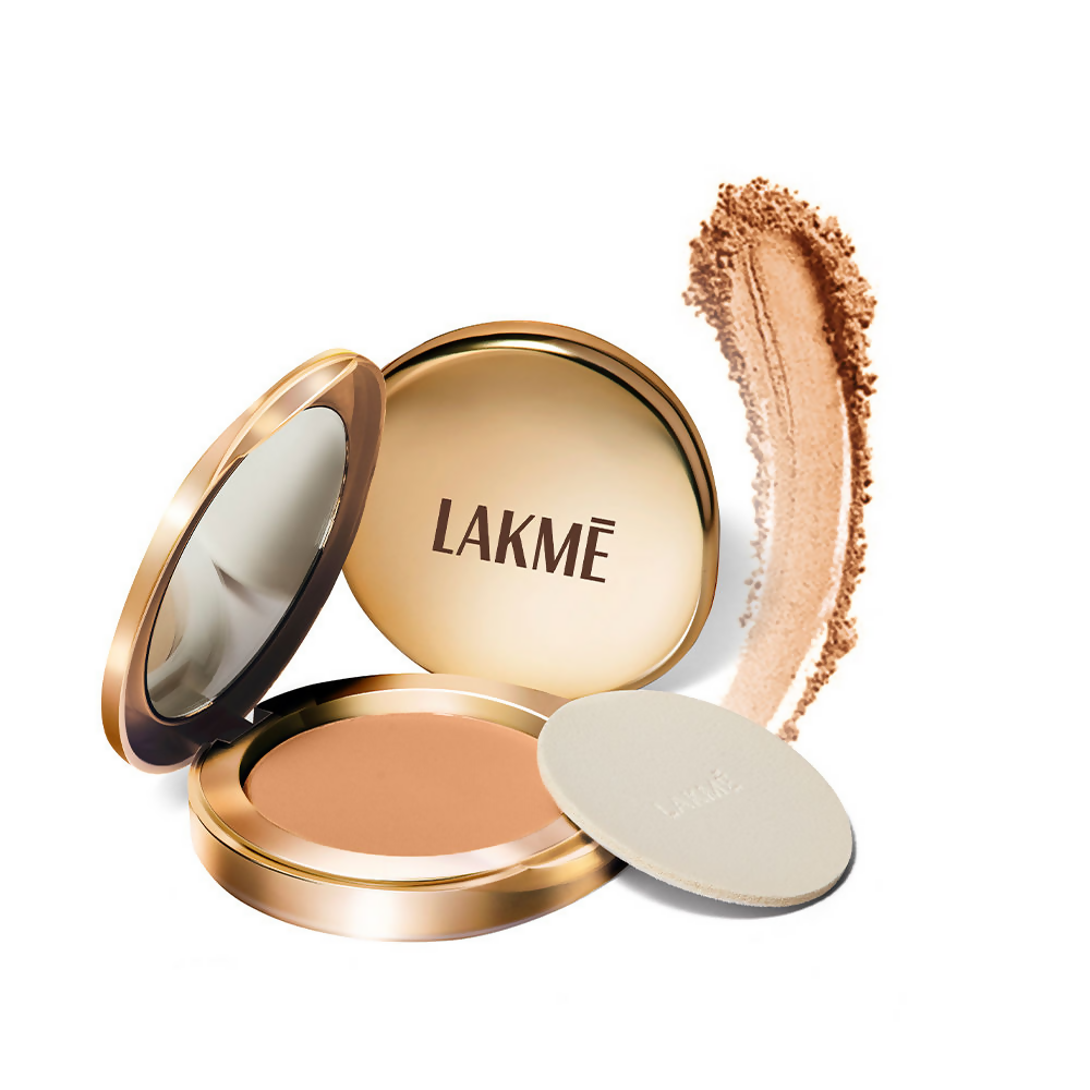 Lakme 9 To 5 Powerplay Matte Compact - Almond | Grocsy