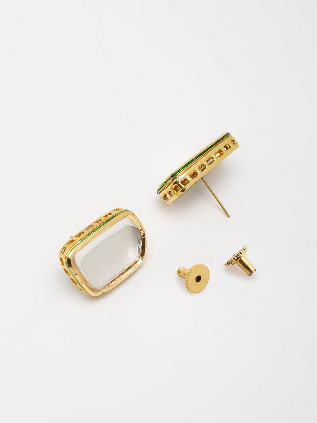 Kundan Earrings - Ruby Raang