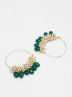 Pearl & Emerald Loops - Ruby Raang | Grocsy