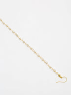 Gold-Polished Stone Nose Ring - Ruby Raang | Grocsy