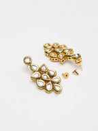 Kundan Neckpiece With Earrings - Ruby Raang | Grocsy