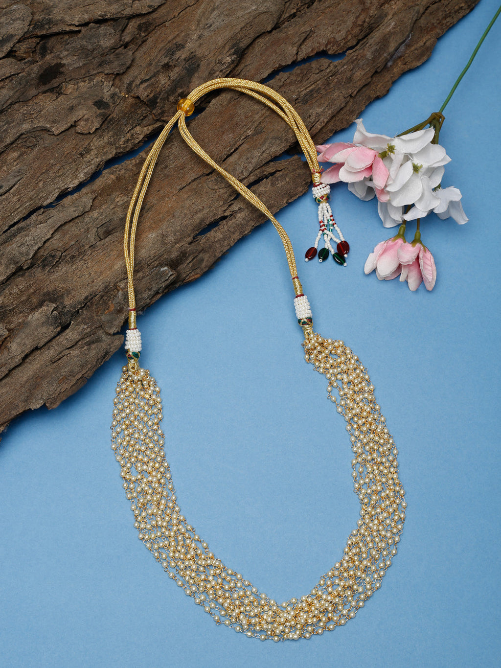 Pearl Neckpiece - Ruby Raang | Grocsy