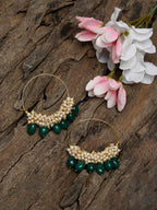 Pearl & Emerald Loops - Ruby Raang | Grocsy