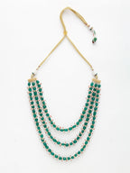 Long Stone Layered Neckpiece - Ruby Raang | Grocsy